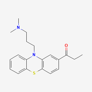 Chemical structure of Propionylpromazine