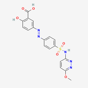 Chemical structure of Salazodin