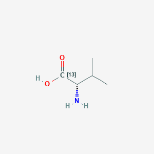 Chemical structure of L-Valine-1-13C
