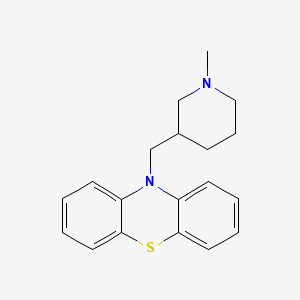 Chemical structure of Mepazine