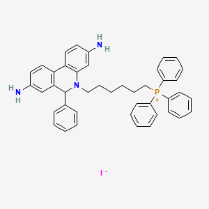 Chemical structure of MitoSOX Red