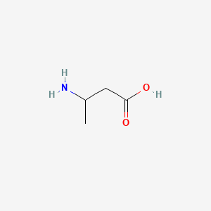 Chemical structure of 3-Aminobutanoic acid