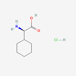 Chemical structure of H-D-Chg-OH·HCl