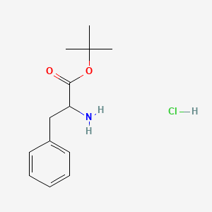 Chemical structure of H-DL-Phe-OtBu·HCl