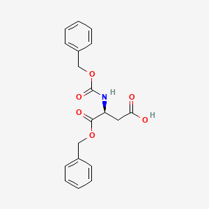 Chemical structure of Z-Asp-OBzl
