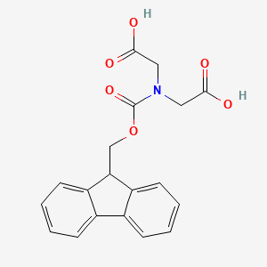 Chemical structure of N-Fmoc-iminodiacetic acid