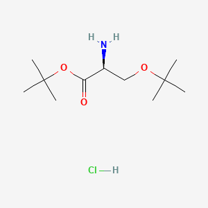 Chemical structure of H-Ser(tBu)-OtBu·HCl