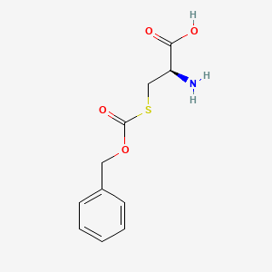 Chemical structure of H-Cys(Z)-OH