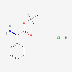 Chemical structure of H-D-Phg-otbu hcl