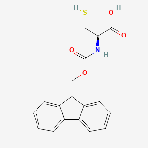 Chemical structure of Fmoc-L-cysteine