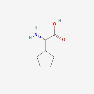 Chemical structure of H-Cyclopentyl-Gly-OH