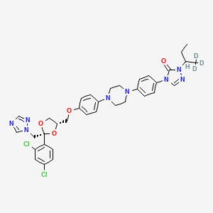 Chemical structure of Itraconazole-d3