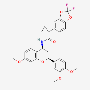 Chemical structure of CFTR corrector 8