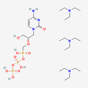 Chemical structure of Cidofovir diphosphate tri(triethylamine)