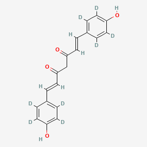 Chemical structure of Bisdemethoxycurcumin-d8