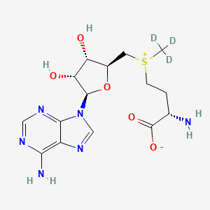 Chemical structure of S-Adenosyl-L-methionine-d3