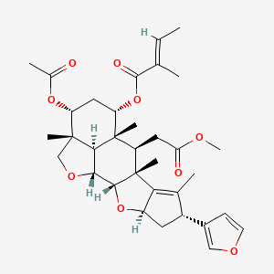 Chemical structure of Salannin