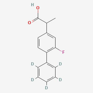 Chemical structure of Flurbiprofen-d5