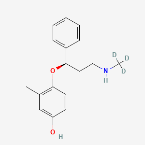 Chemical structure of 4-Hydroxyatomoxetine-d3