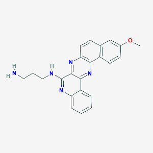 Chemical structure of Benzoquinoquinoxaline
