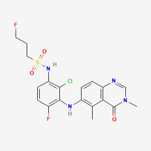 Chemical structure of Tinlorafenib