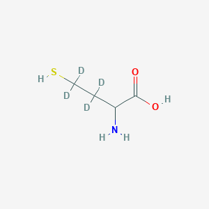 Chemical structure of DL-Homocysteine-d4