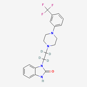 Chemical structure of Flibanserin-d4