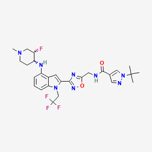 Chemical structure of Mutant p53 modulator-1