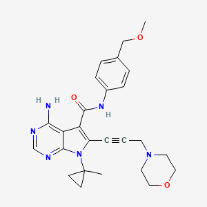 Chemical structure of Vepafestinib