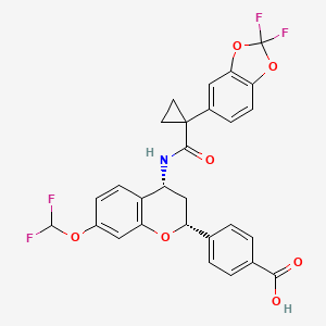 Chemical structure of Galicaftor