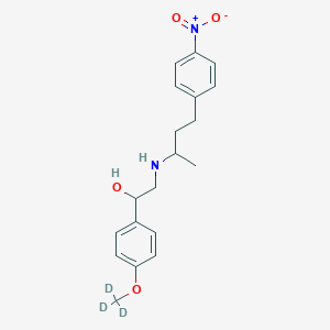 Chemical structure of Phenylethanolamine A-d3