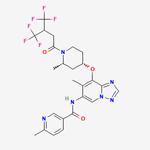 Chemical structure of RORγt Inverse agonist 10
