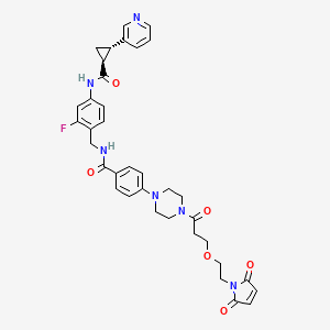 Chemical structure of NAMPT inhibitor-linker 1