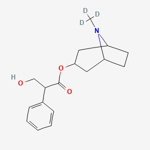 Chemical structure of (Rac)-Atropine-d3