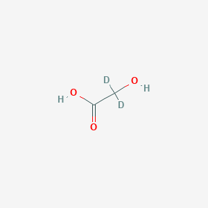 Chemical structure of Glycolic acid-d2