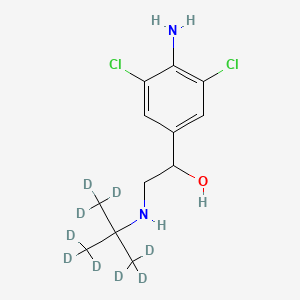 Chemical structure of Clenbuterol-d9