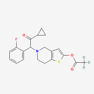 Chemical structure of Prasugrel-d3