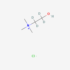 Chemical structure of Choline-d4 chloride