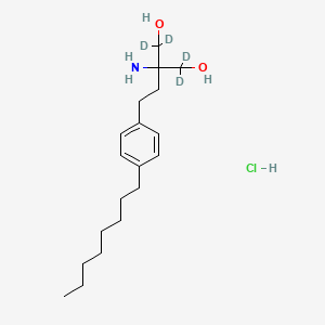 Chemical structure of Fingolimod-d4 hydrochloride