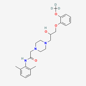 Chemical structure of Ranolazine-d3