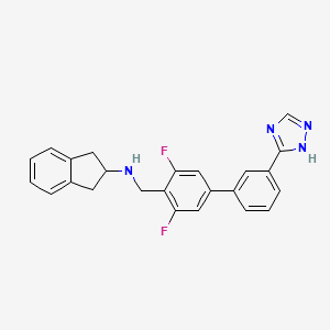Chemical structure of GSK1521498 free base