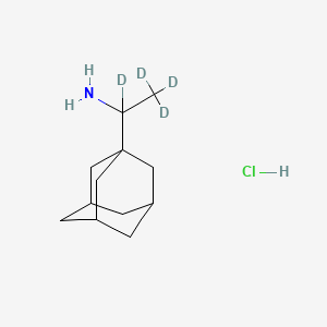 Chemical structure of Rimantadine-d4 hydrochloride