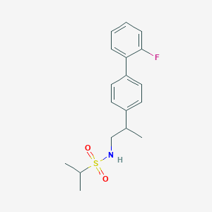 Chemical structure of AMPA receptor modulator-3