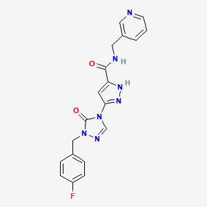 Chemical structure of SCD1 inhibitor-3