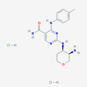 Chemical structure of GSK143 dihydrochloride