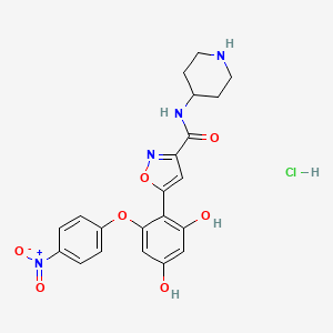 Chemical structure of Hsp90-IN-17 hydrochloride