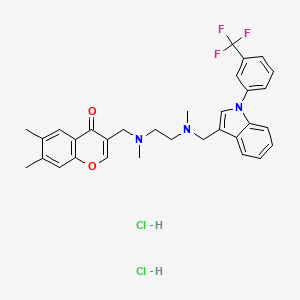 Chemical structure of TNF-alpha Inhibitor