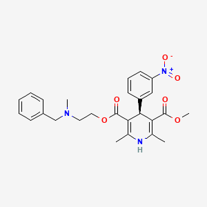 Chemical structure of (S)-Nicardipine