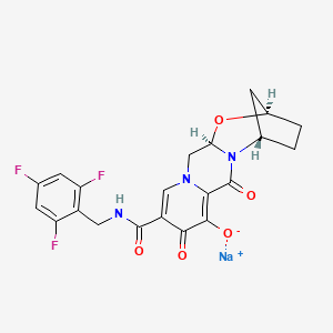 Chemical structure of Bictegravir sodium