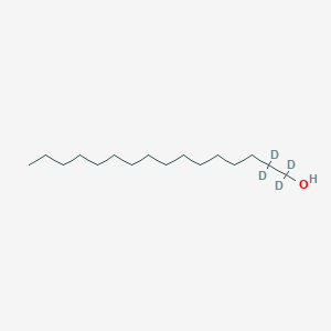 Chemical structure of 1-Hexadecanol-d4